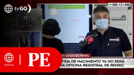 Para obtener partida de nacimiento ya no será necesario acercarse a oficinas | Primera Edición