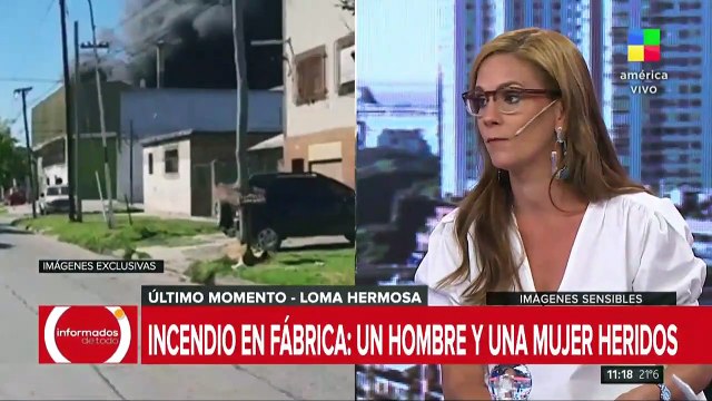 Heridos tras un incendio desatado en una fábrica de pinturas