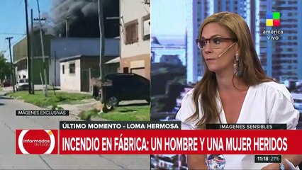 Heridos tras un incendio desatado en una fábrica de pinturas