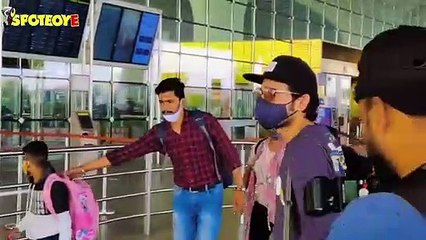 Divyenndu Sharma, Chunky Pandey & Aamir Ali snapped at the Airport | SpotboyE