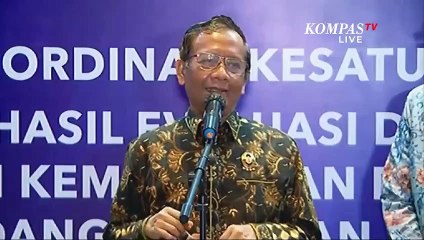 [FULL] Diminta Tanggung Jawab Kerumunan Bandara, Ini Kata Mahfud MD