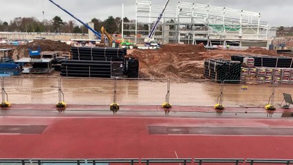 The Alexander Stadium is being transformed ahead of Birmingham 2022