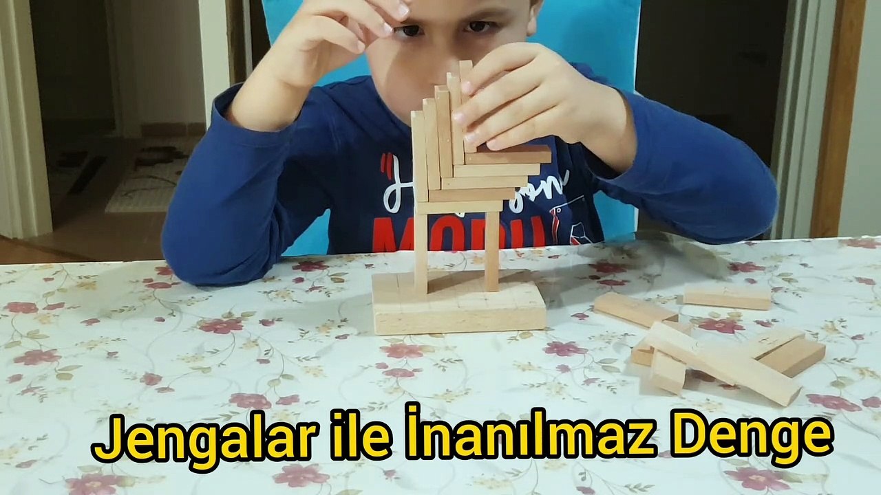 jenga ile inanılmaz denge oyunu