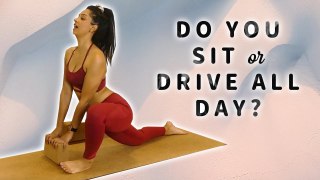 Yoga for People Who Sit All Day: Tight Hamstrings, Low Back Pain Relief, 20 Minute Class, Stretches