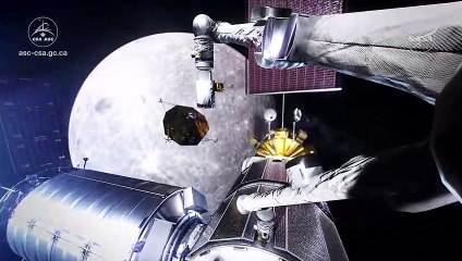 Animation du Canadarm3 - Agence spatiale canadienne