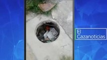 El Cazanoticias: una alcantarilla sin tapa está causando accidentes en Cali, Valle del Cauca