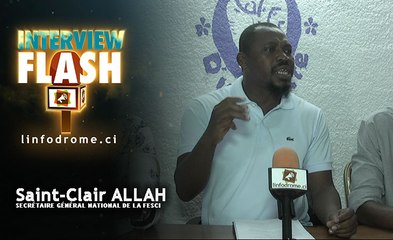 FESCI, Allah Saint-Clair remercie le président et annonce les prochains défis