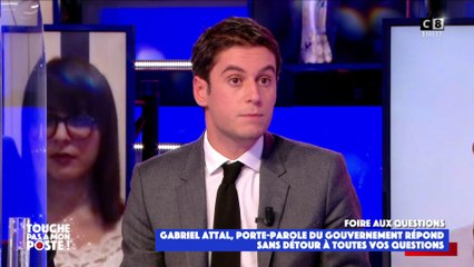 Gabriel Attal, porte-parole du gouvernement s'exprime sur la gestion de la crise en France