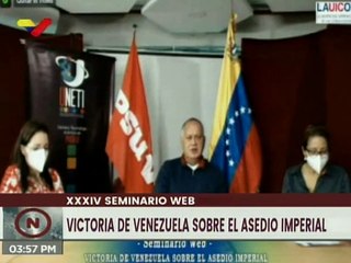 Diosdado Cabello: El pueblo de Venezuela es ejemplo para otras naciones, porque no se rinde