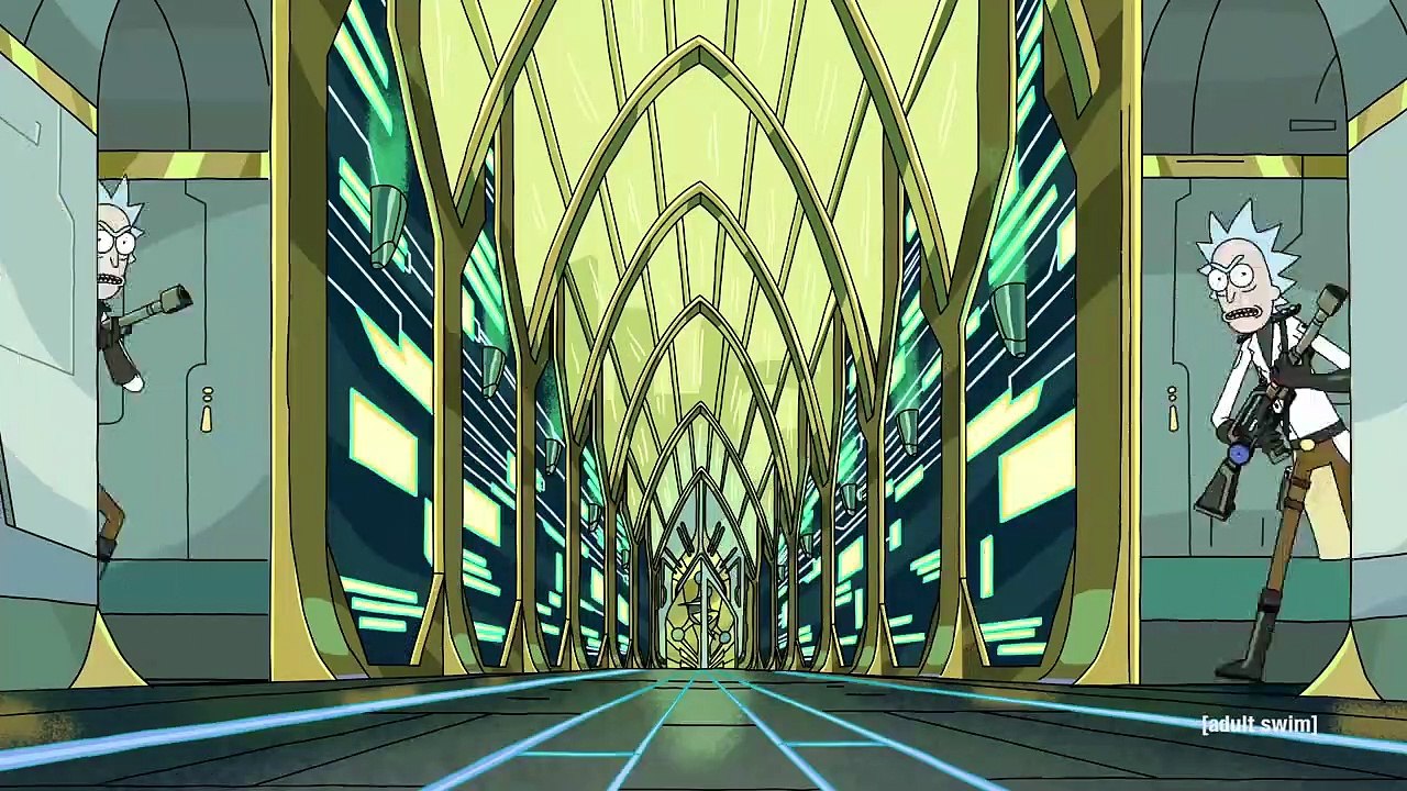 Escape From The Council of Ricks - Rick and Morty -