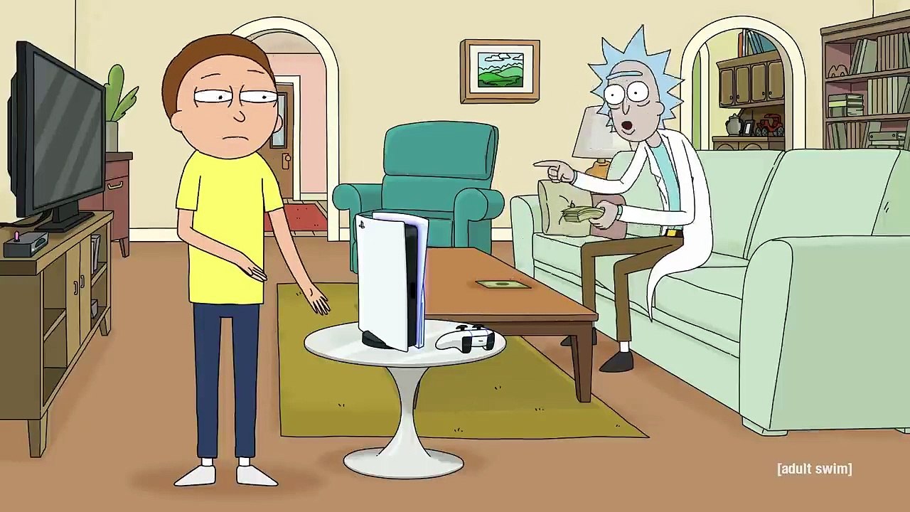 Rick and Morty x PlayStation 5 Console