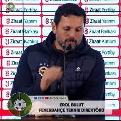 Erol Bulut: "Süper Lig takımlarından elenenler oldu, hiçbir tane kolay maç yok"