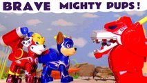 Paw Patrol Mighty Pups Brave Rescue with Transformers Optimus Prime and Marvel Avengers Hulk in this Family Friendly Full Episode English Toy Story for Kids from Kid Friendly Family Channel Toy Trains 4U