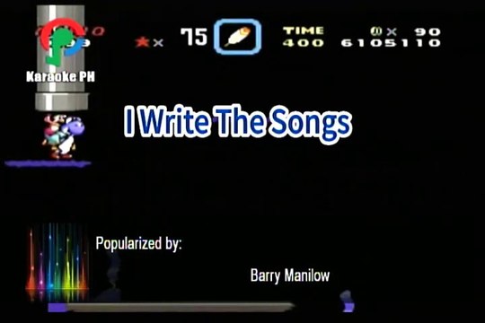 Barry Manilow I Write The Songs Karaoke