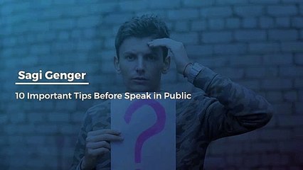 Things To Be Consider Before Speech Writing By Sagi Genger | Speech Writing Format