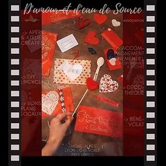 Atelier créatif DIY et récup Saint Valentin février 2020 par D'Amour et d'eau de Source