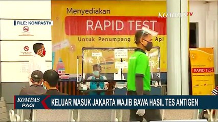 Masuk Jakarta Gunakan Transportasi Umum Diwajibkan Tes Cepat