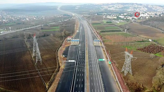 Bölgede ulaşımı büyük ölçüde rahatlatacak olan Kuzey Marmara Otoyolu'nda sona doğru