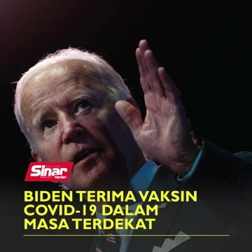 Biden terima vaksin Covid-19 dalam masa terdekat