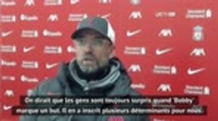 13e j. - Klopp : "Et dire que les gens sont surpris quand Firmino marque un but..."