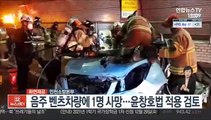 음주 벤츠차량에 1명 사망…윤창호법 적용 검토