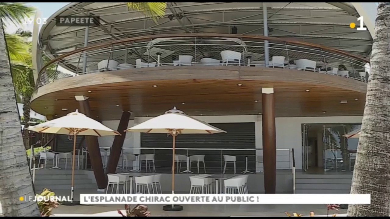 L’Esplanade Jacques Chirac inaugurée