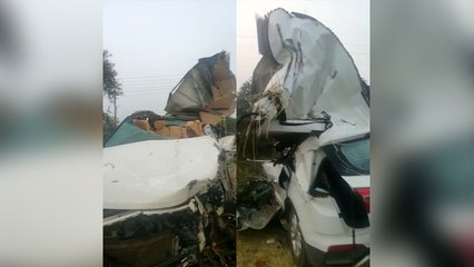 Four Died In Car Accident At Chandrapur, Maharashtra