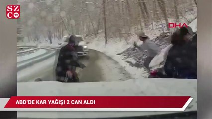 ABD'de şiddetli kar yağışı ölümlere neden oldu