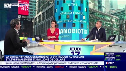 Laurent Levy (Nanobiotix) : La Biotech française Nanobiotix s'introduit au Nasdaq - 17/12