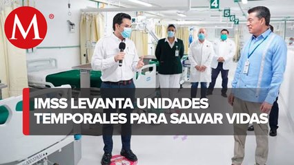 El IMSS construye unidades temporales especiales para atender a pacientes covid-19