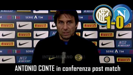 下载视频: INTER-NAPOLI 1-0: ANTONIO CONTE IN CONFERENZA STAMPA POST-MATCH