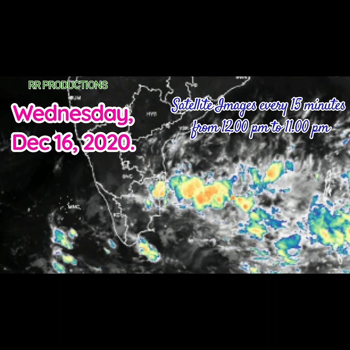Dec 16, Wed, 2020 | Satellite Images | 12pm to 11pm.