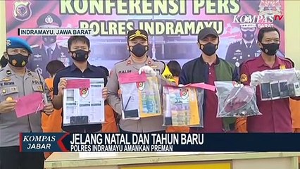 Menjelang Natal Tahun Baru Polisi Indramayu Tangkapi Preman