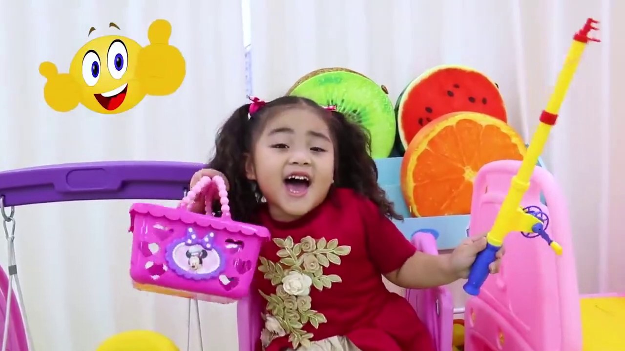 Annie and Sammy Pretend Play Rescue Mission and Fishing - Kids videos