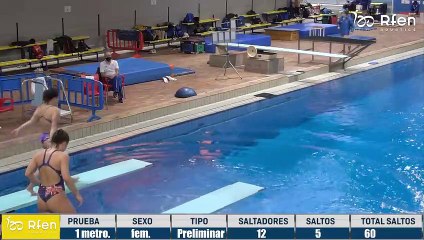 Campeonato de España de Invierno Absoluto de Saltos  - Preliminar 1 metro femenina