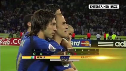Italy vs France penalty shootout in 2006 world cup final match highlight._HD