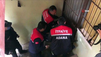 Görme engelli yaşlı kadını Can-Kur ekipleri kurtardı