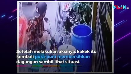 Tukang Siomay Ketahuan Ludahi Dagangannya Sendiri