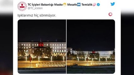 AYM üyesi Yıldırım'ın "Işıklar yanıyor" paylaşımına tepki