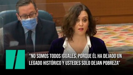 Ayuso, sobre el rey emérito: "Ha dejado un legado histórico"