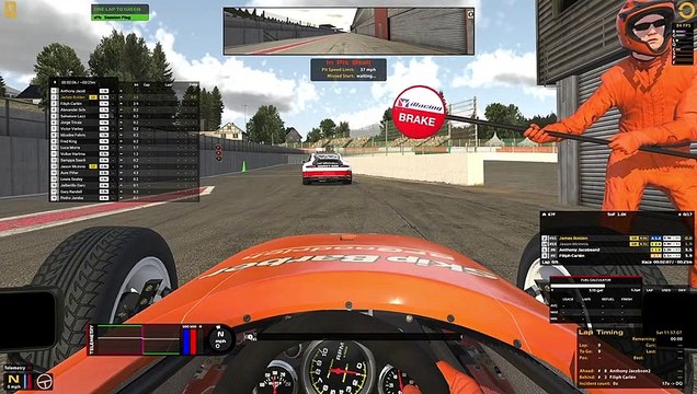 iRacing - My First Skip Barber f2000 race at Spa