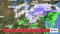 Major storm hits East Coast with heavy snow and fierce winds