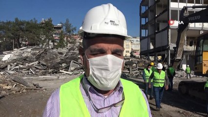 50 Yıllık valilik binası böyle yıkıldı