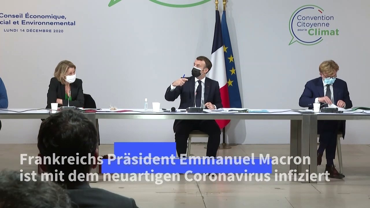 Frankreichs Präsident Macron ist Corona-positiv