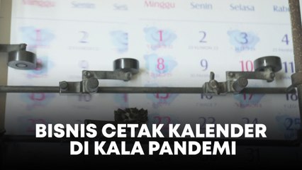 Geliat Bisnis Kalender di Akhir Tahun yang Anjlok karena Covid-19