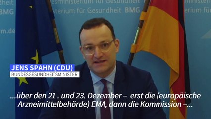 Spahn: Corona-Impfungen starten am 27. Dezember