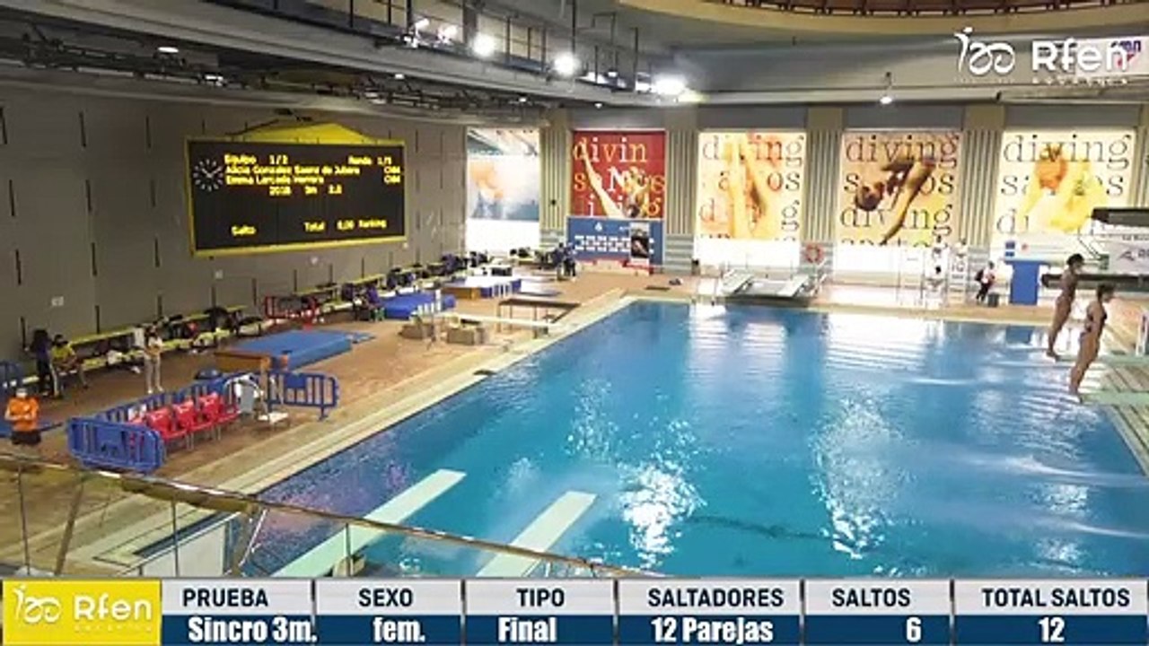 Campeonato de España de Invierno Absoluto de Saltos  - Final Sincronizados 3 metros femenina