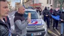 150 policiers manifestent devant le palais de justice de Troyes ce jeudi