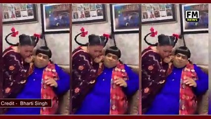 Bharti Singh Fun with Kiku Sharda set at Kapil Sharma Show