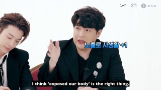 [ENG SUB] Super Junior - would you rather reveal your ID or take off your pants?